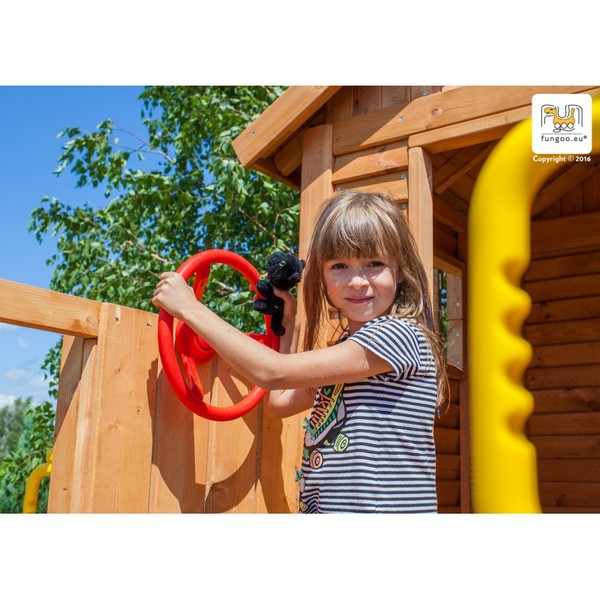 Продукт Fungoo MY HOUSE  площадка с къщичка с пързалка - 0 - BG Hlapeta